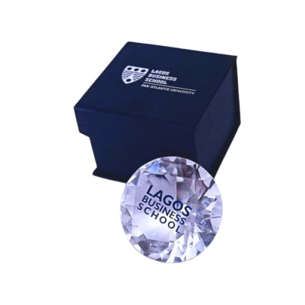 .Crystal Paperweight.